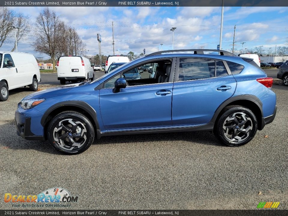 2021 Subaru Crosstrek Limited Horizon Blue Pearl / Gray Photo #4