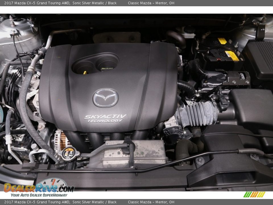 2017 Mazda CX-5 Grand Touring AWD Sonic Silver Metallic / Black Photo #18