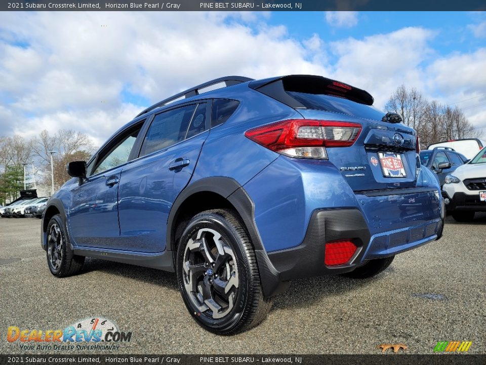 2021 Subaru Crosstrek Limited Horizon Blue Pearl / Gray Photo #6