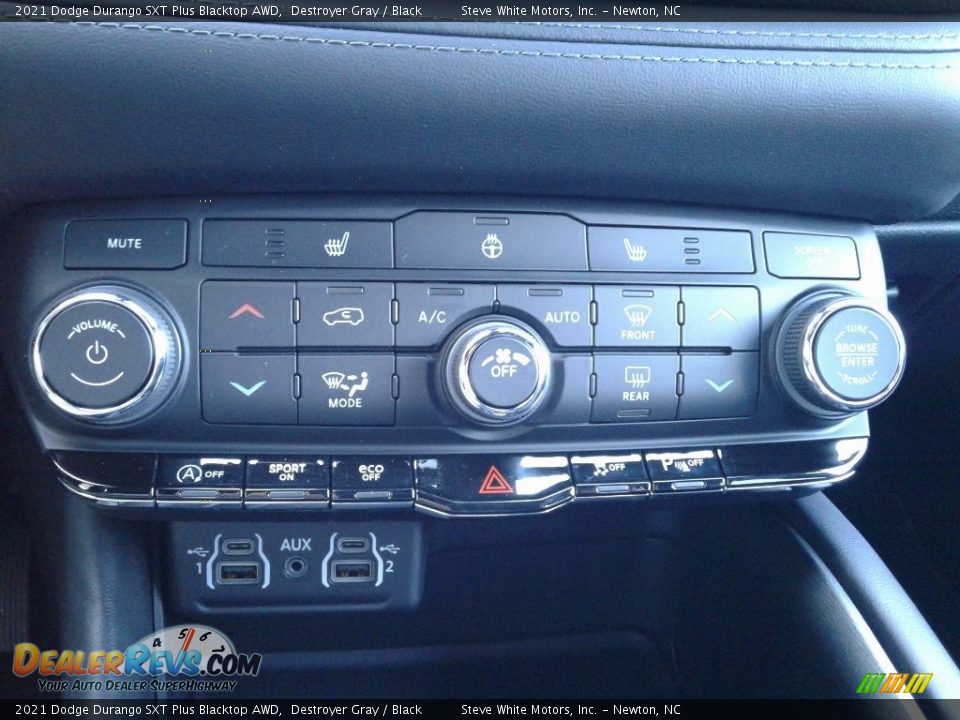 Controls of 2021 Dodge Durango SXT Plus Blacktop AWD Photo #27