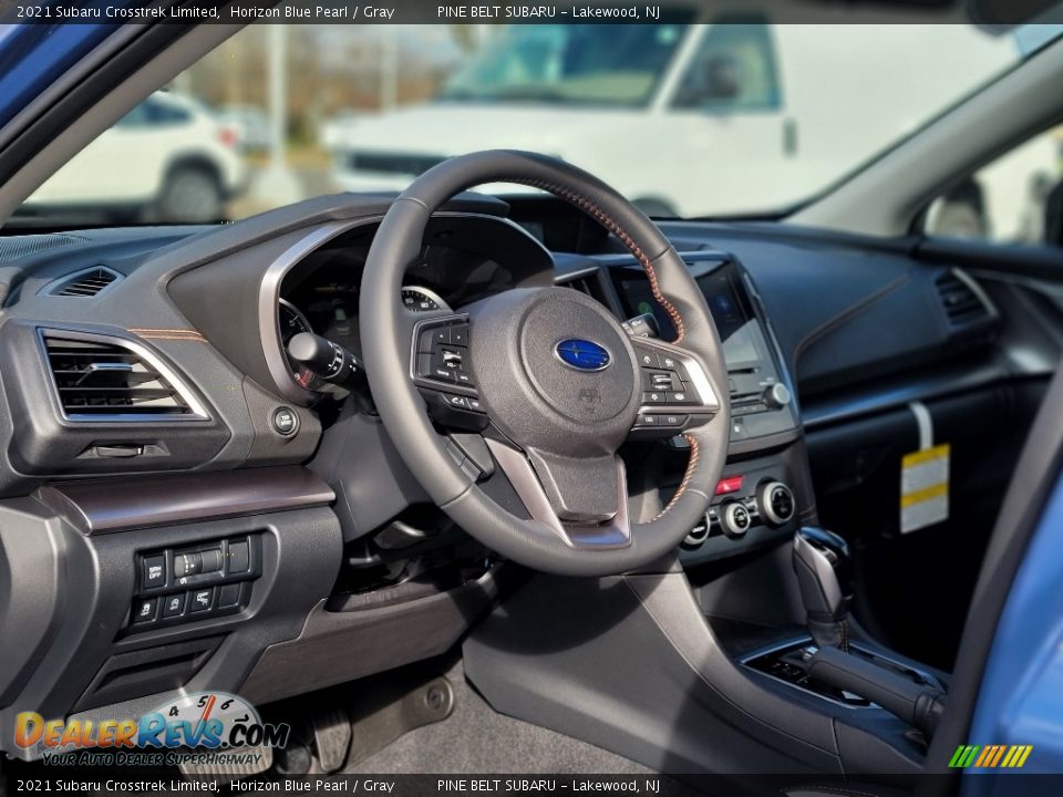 2021 Subaru Crosstrek Limited Horizon Blue Pearl / Gray Photo #12