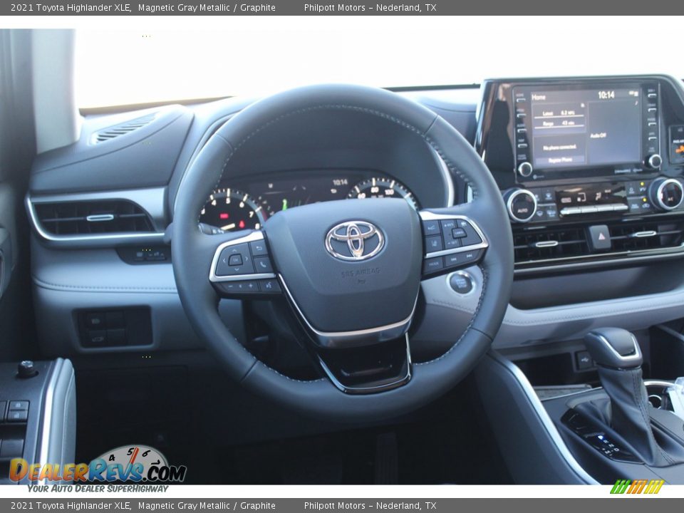2021 Toyota Highlander XLE Magnetic Gray Metallic / Graphite Photo #18