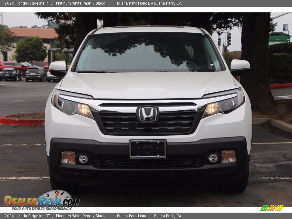 2020 Honda Ridgeline RTL Platinum White Pearl / Black Photo #3