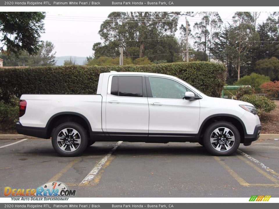 2020 Honda Ridgeline RTL Platinum White Pearl / Black Photo #4