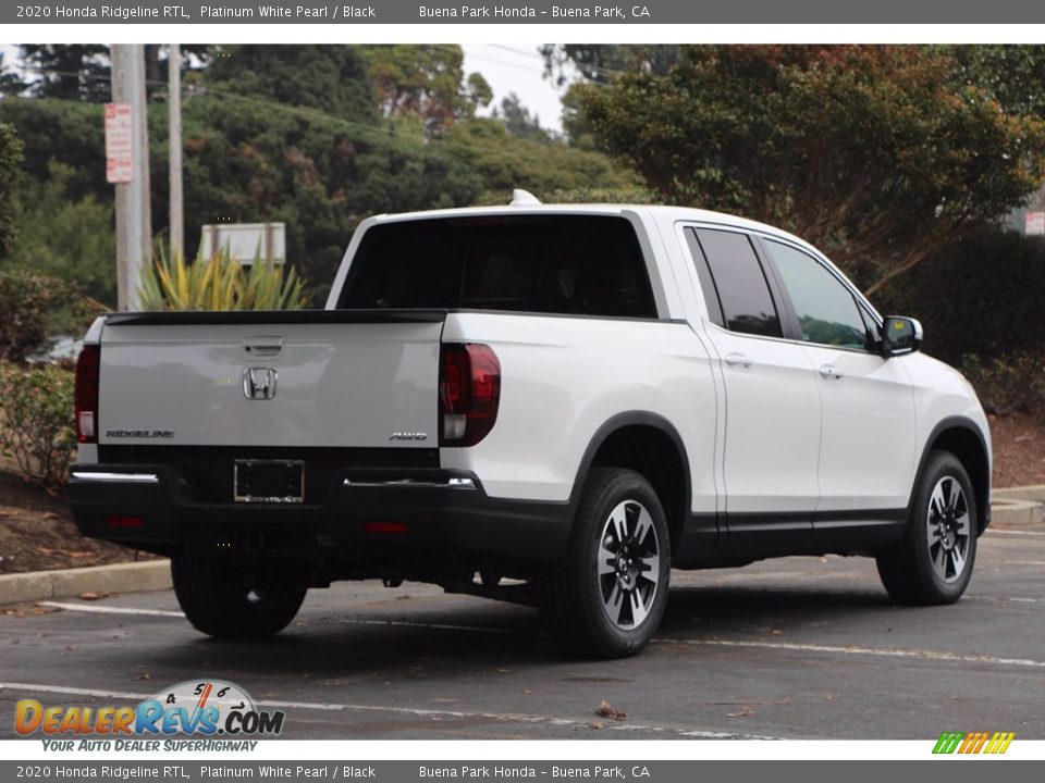2020 Honda Ridgeline RTL Platinum White Pearl / Black Photo #5