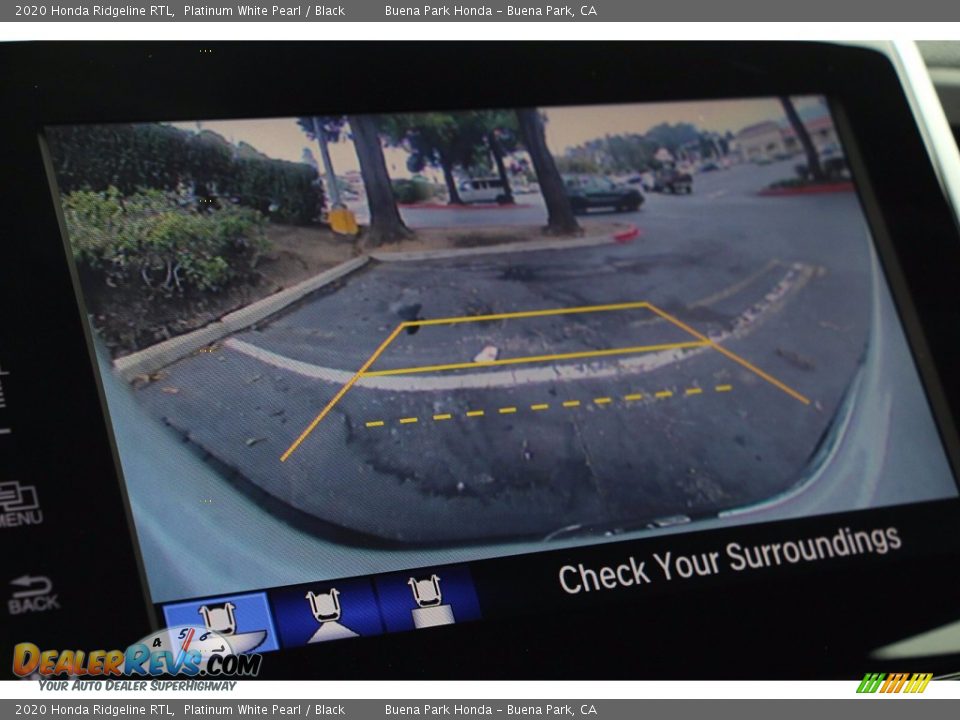 2020 Honda Ridgeline RTL Platinum White Pearl / Black Photo #8