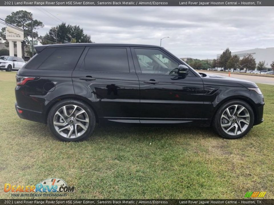 Santorini Black Metallic 2021 Land Rover Range Rover Sport HSE Silver Edition Photo #8