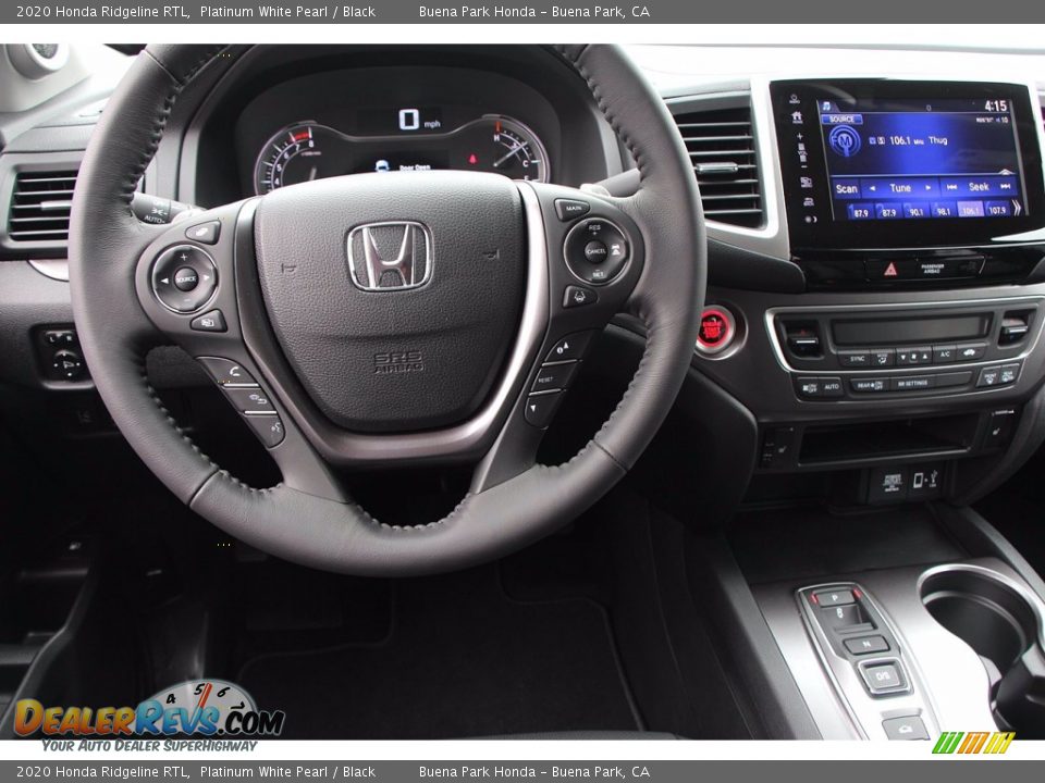 2020 Honda Ridgeline RTL Platinum White Pearl / Black Photo #13