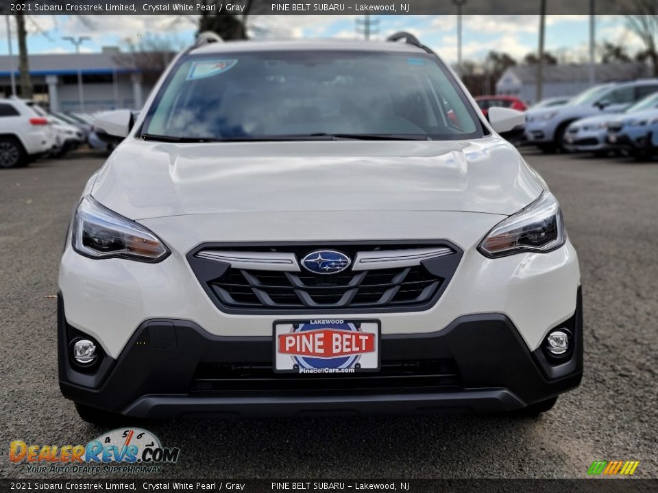 2021 Subaru Crosstrek Limited Crystal White Pearl / Gray Photo #2