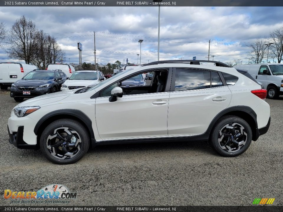 2021 Subaru Crosstrek Limited Crystal White Pearl / Gray Photo #3