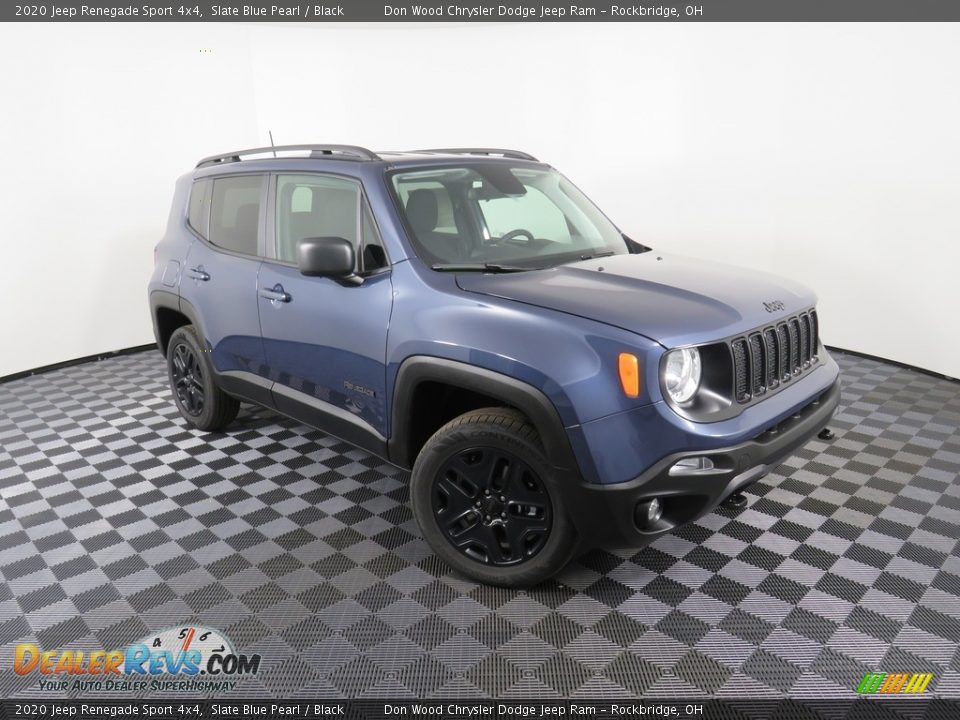 2020 Jeep Renegade Sport 4x4 Slate Blue Pearl / Black Photo #3