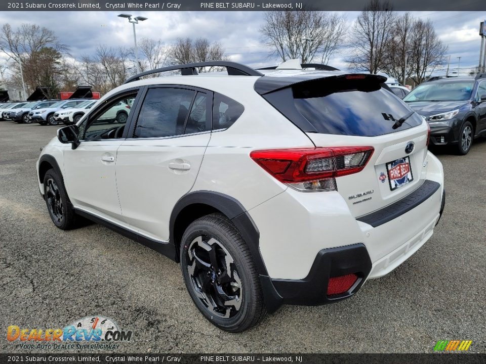 2021 Subaru Crosstrek Limited Crystal White Pearl / Gray Photo #4