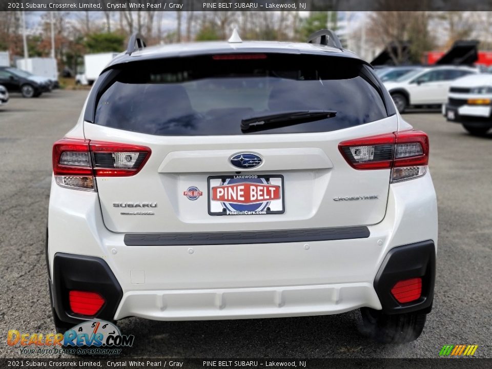 2021 Subaru Crosstrek Limited Crystal White Pearl / Gray Photo #5