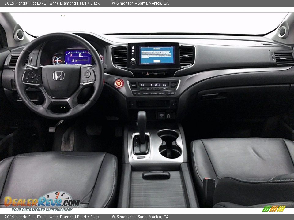 2019 Honda Pilot EX-L White Diamond Pearl / Black Photo #15