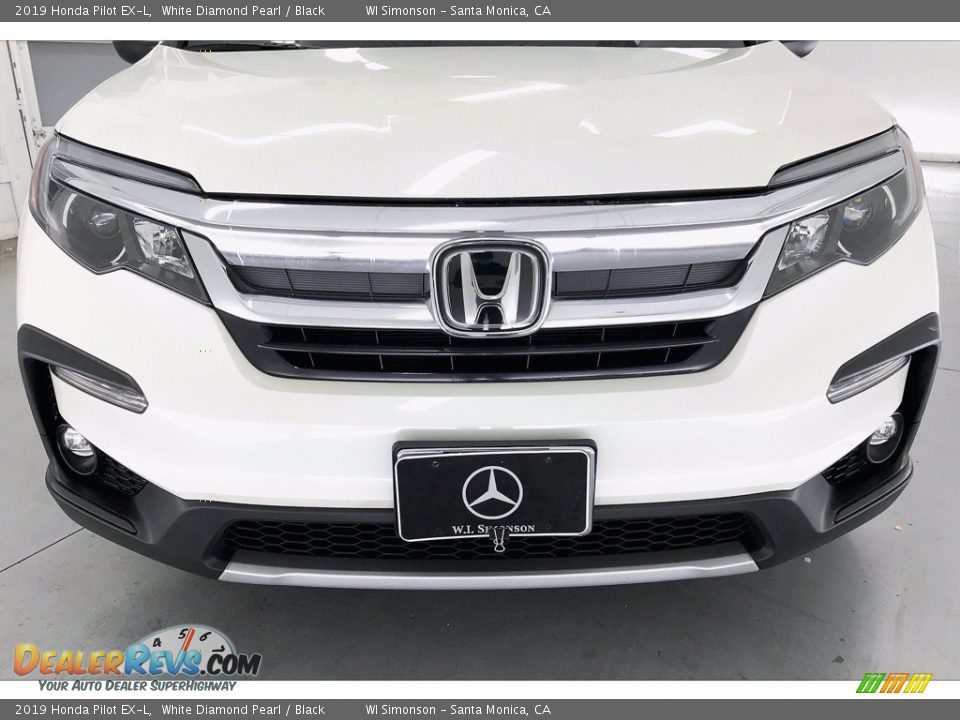 2019 Honda Pilot EX-L White Diamond Pearl / Black Photo #30