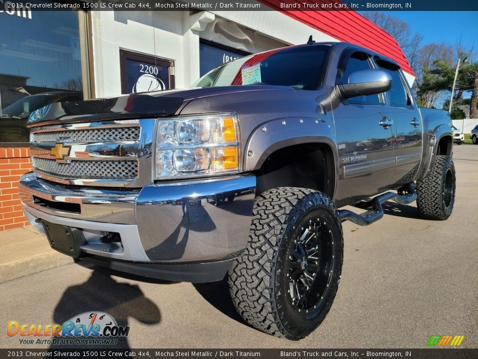 2013 Chevrolet Silverado 1500 LS Crew Cab 4x4 Mocha Steel Metallic / Dark Titanium Photo #2