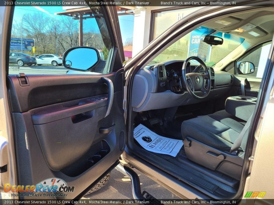 2013 Chevrolet Silverado 1500 LS Crew Cab 4x4 Mocha Steel Metallic / Dark Titanium Photo #4