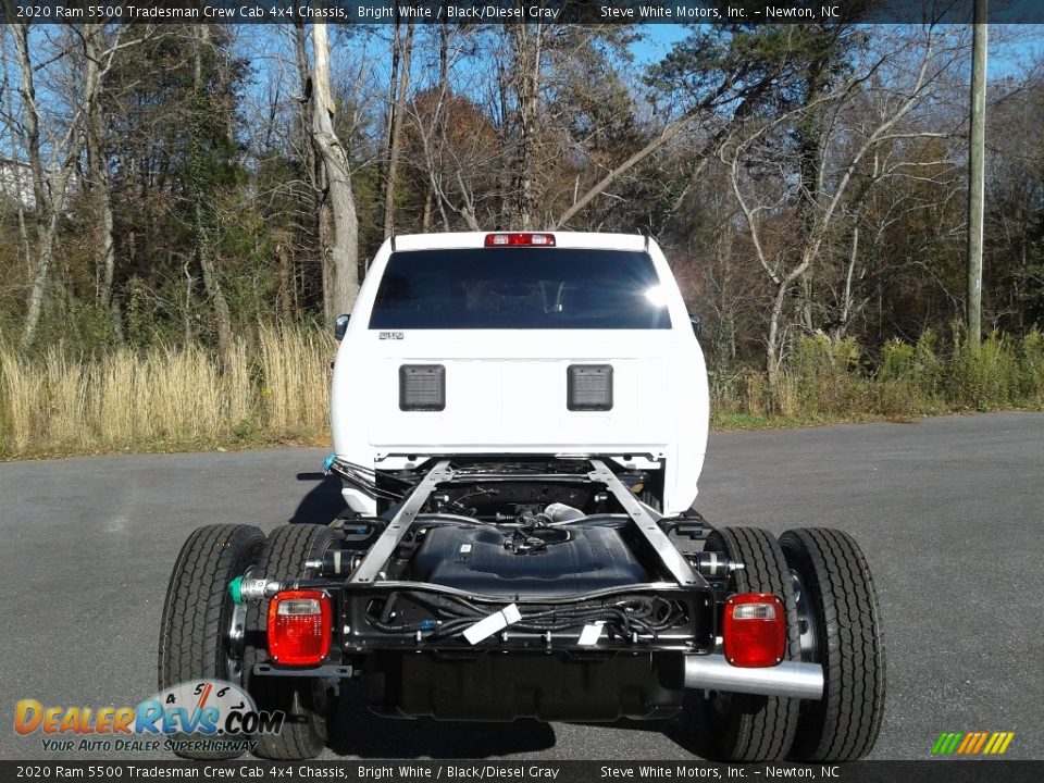 2020 Ram 5500 Tradesman Crew Cab 4x4 Chassis Bright White / Black/Diesel Gray Photo #7