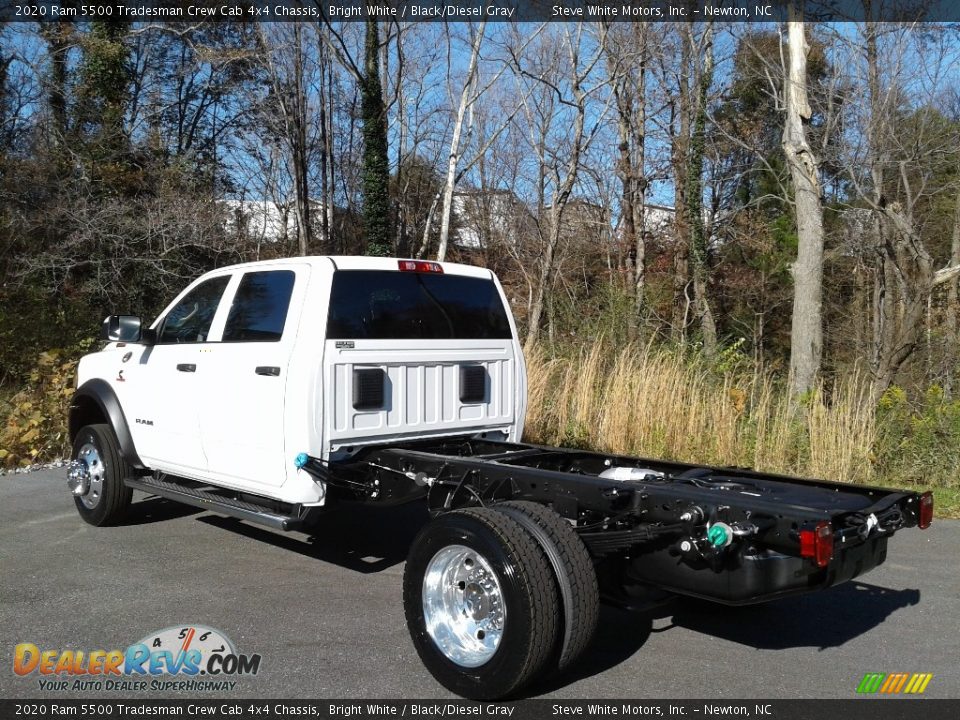 2020 Ram 5500 Tradesman Crew Cab 4x4 Chassis Bright White / Black/Diesel Gray Photo #8