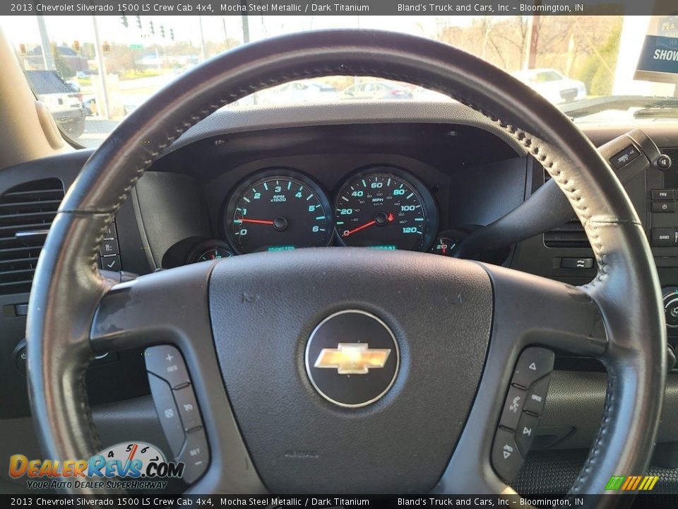 2013 Chevrolet Silverado 1500 LS Crew Cab 4x4 Mocha Steel Metallic / Dark Titanium Photo #12