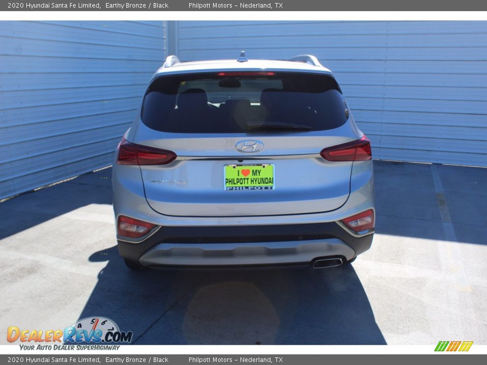 2020 Hyundai Santa Fe Limited Earthy Bronze / Black Photo #7