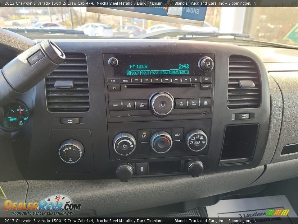 2013 Chevrolet Silverado 1500 LS Crew Cab 4x4 Mocha Steel Metallic / Dark Titanium Photo #17