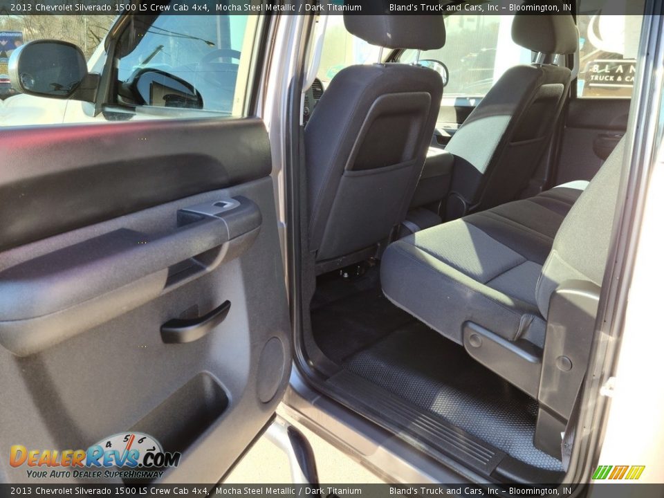 2013 Chevrolet Silverado 1500 LS Crew Cab 4x4 Mocha Steel Metallic / Dark Titanium Photo #24