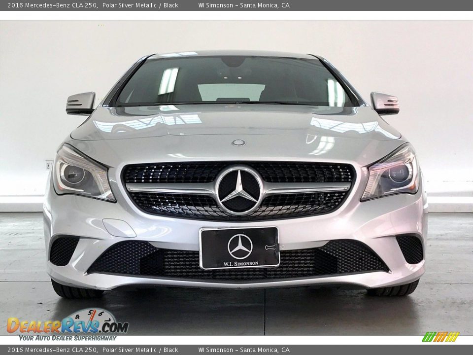 2016 Mercedes-Benz CLA 250 Polar Silver Metallic / Black Photo #2