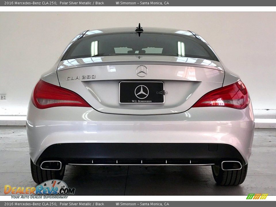 2016 Mercedes-Benz CLA 250 Polar Silver Metallic / Black Photo #3