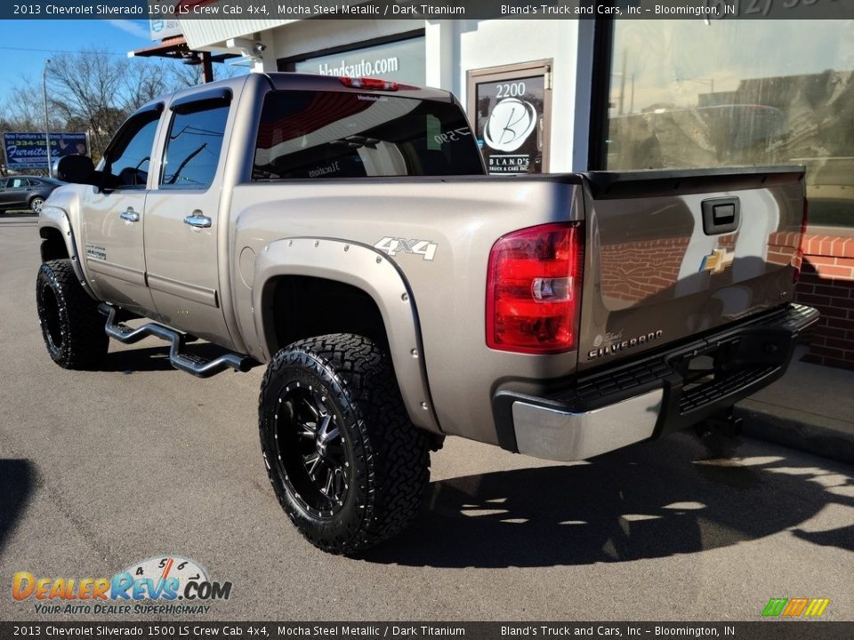 2013 Chevrolet Silverado 1500 LS Crew Cab 4x4 Mocha Steel Metallic / Dark Titanium Photo #28