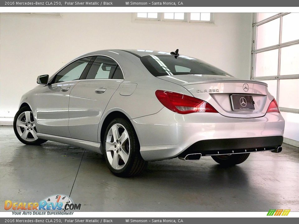 2016 Mercedes-Benz CLA 250 Polar Silver Metallic / Black Photo #10