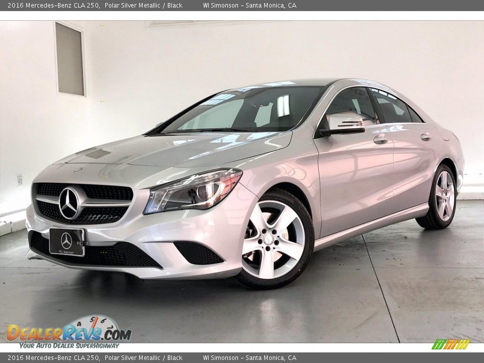 2016 Mercedes-Benz CLA 250 Polar Silver Metallic / Black Photo #12