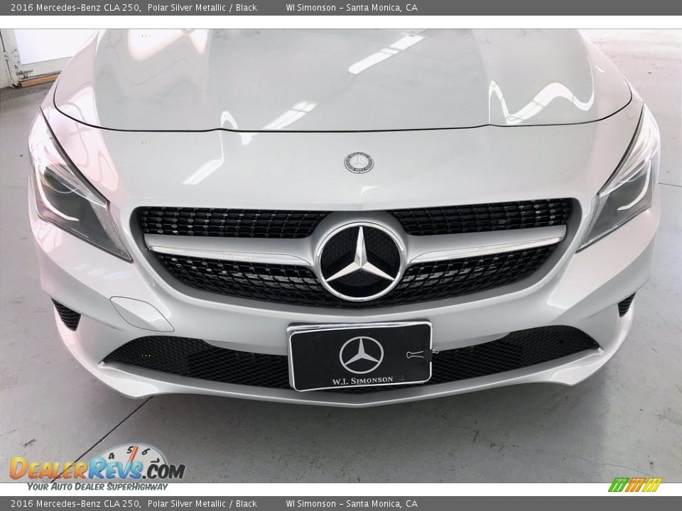 2016 Mercedes-Benz CLA 250 Polar Silver Metallic / Black Photo #30