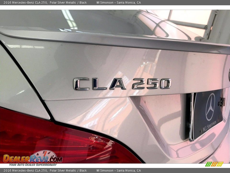 2016 Mercedes-Benz CLA 250 Polar Silver Metallic / Black Photo #31