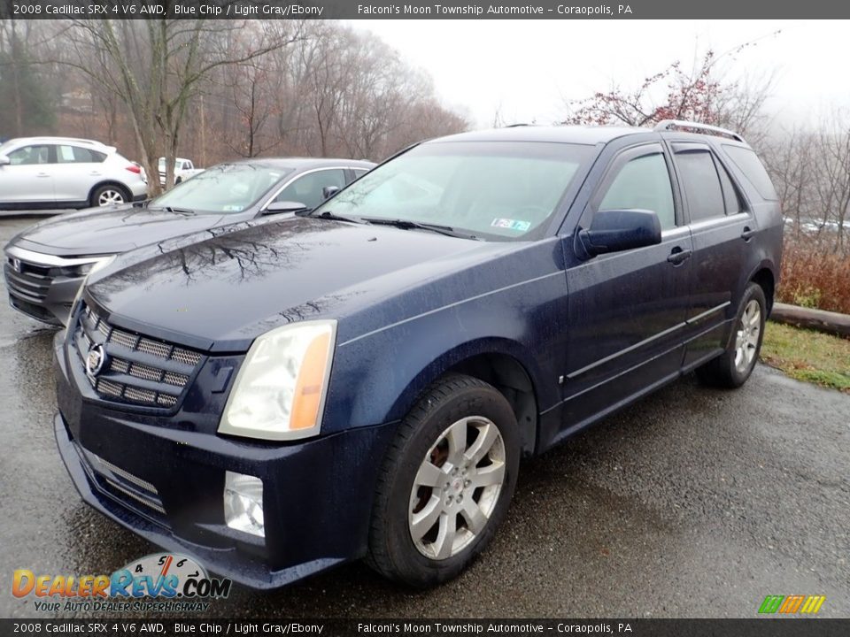 2008 Cadillac SRX 4 V6 AWD Blue Chip / Light Gray/Ebony Photo #1