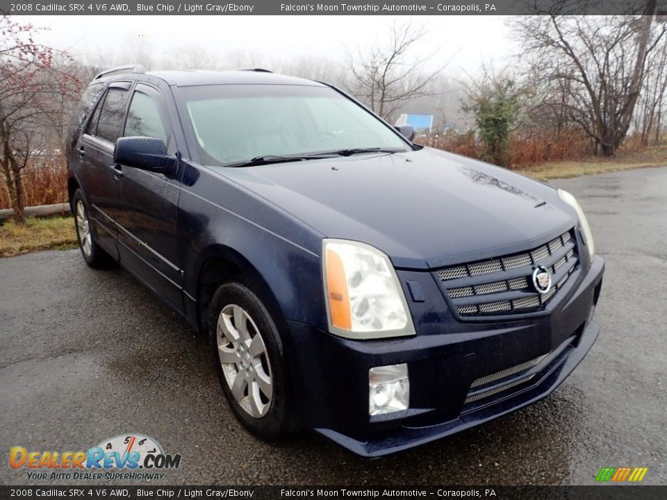 2008 Cadillac SRX 4 V6 AWD Blue Chip / Light Gray/Ebony Photo #4