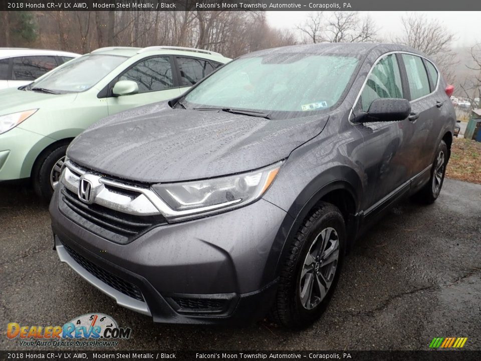 2018 Honda CR-V LX AWD Modern Steel Metallic / Black Photo #1