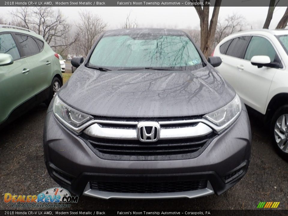 2018 Honda CR-V LX AWD Modern Steel Metallic / Black Photo #3