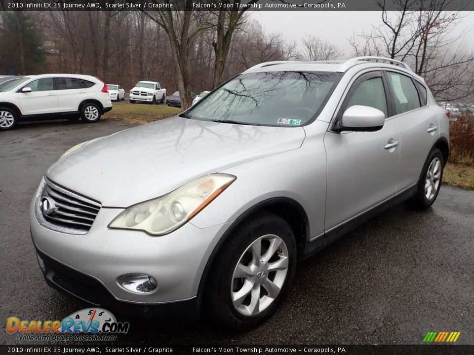 2010 Infiniti EX 35 Journey AWD Scarlet Silver / Graphite Photo #1