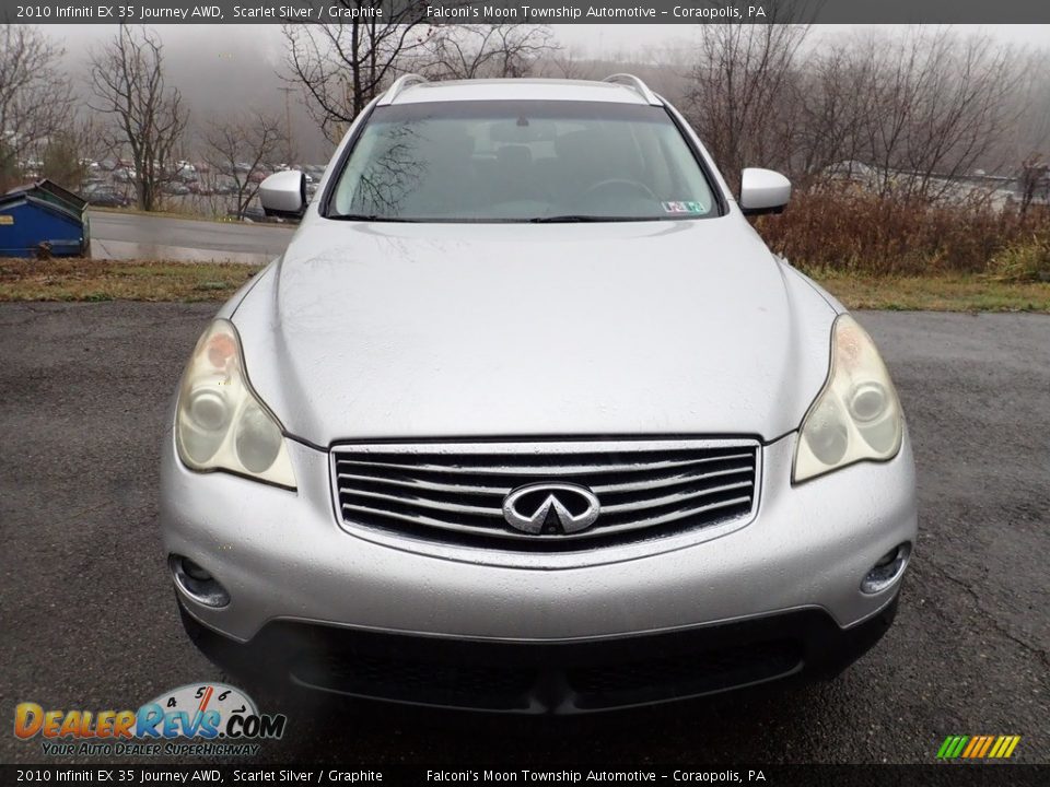 2010 Infiniti EX 35 Journey AWD Scarlet Silver / Graphite Photo #3