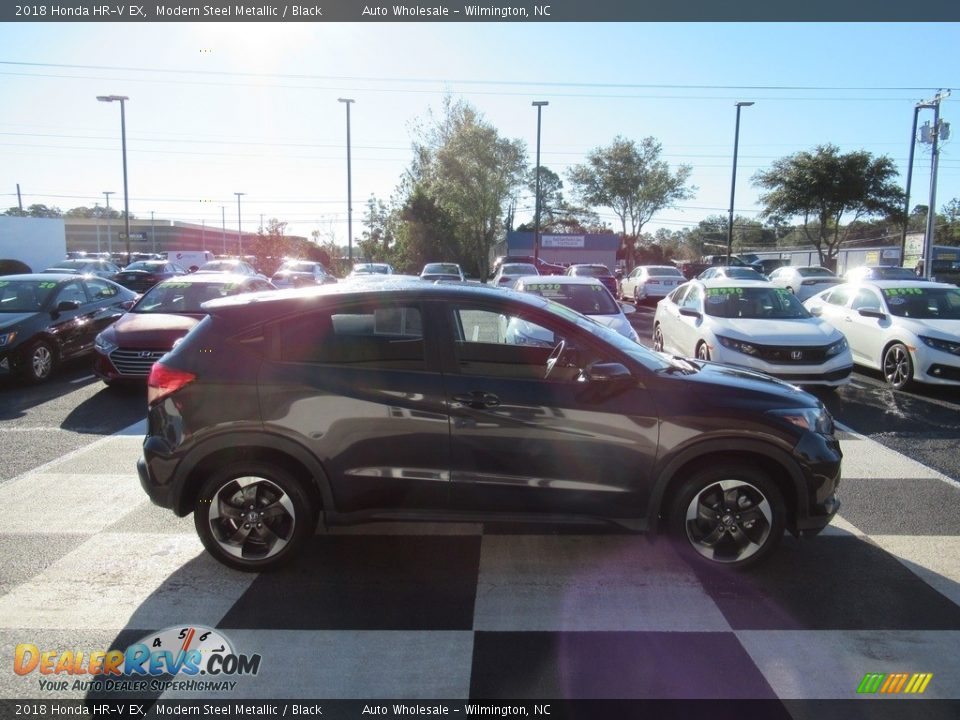 2018 Honda HR-V EX Modern Steel Metallic / Black Photo #3