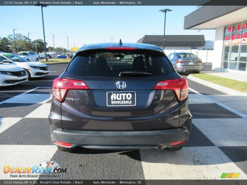 2018 Honda HR-V EX Modern Steel Metallic / Black Photo #4