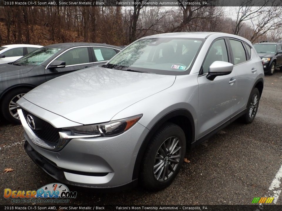 2018 Mazda CX-5 Sport AWD Sonic Silver Metallic / Black Photo #1