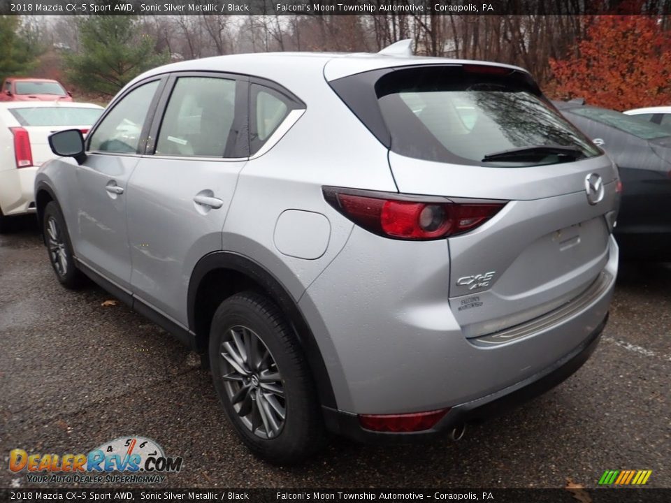 2018 Mazda CX-5 Sport AWD Sonic Silver Metallic / Black Photo #2