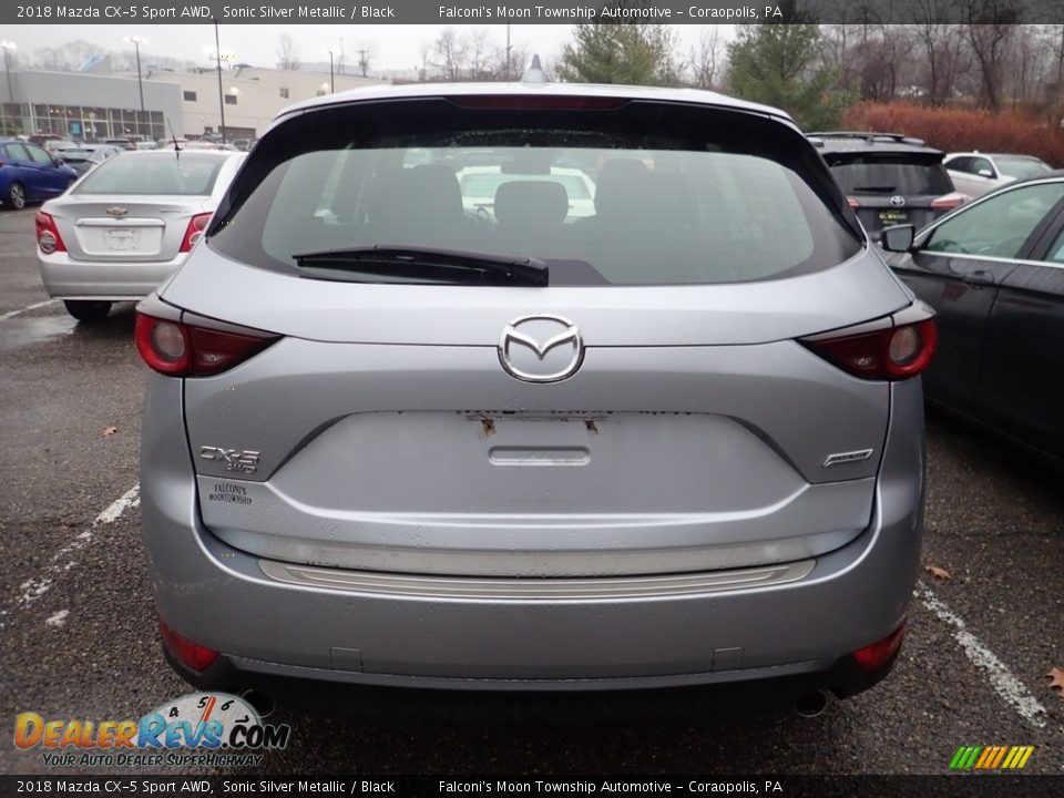 2018 Mazda CX-5 Sport AWD Sonic Silver Metallic / Black Photo #3