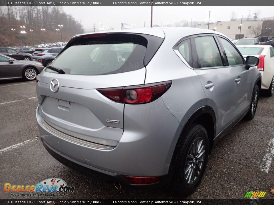 2018 Mazda CX-5 Sport AWD Sonic Silver Metallic / Black Photo #4