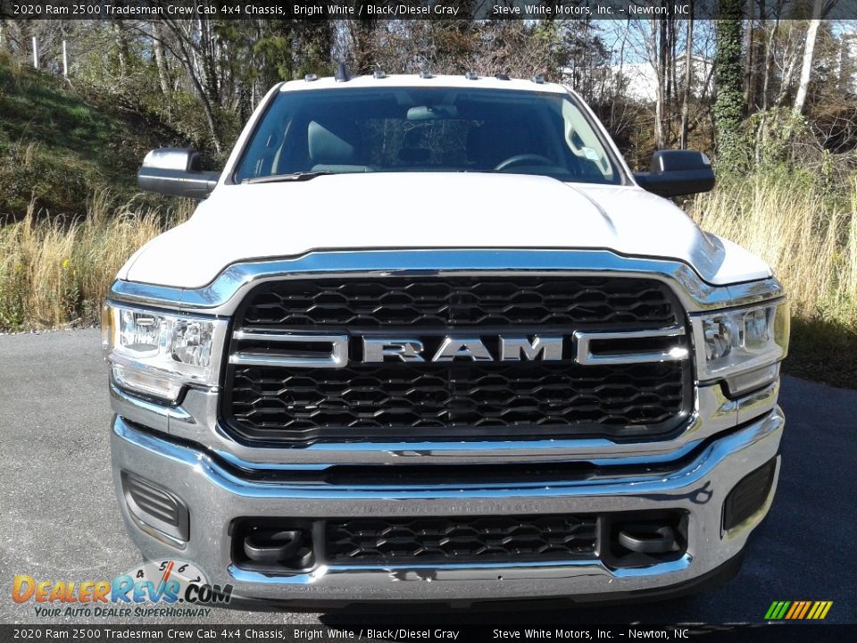 2020 Ram 2500 Tradesman Crew Cab 4x4 Chassis Bright White / Black/Diesel Gray Photo #3