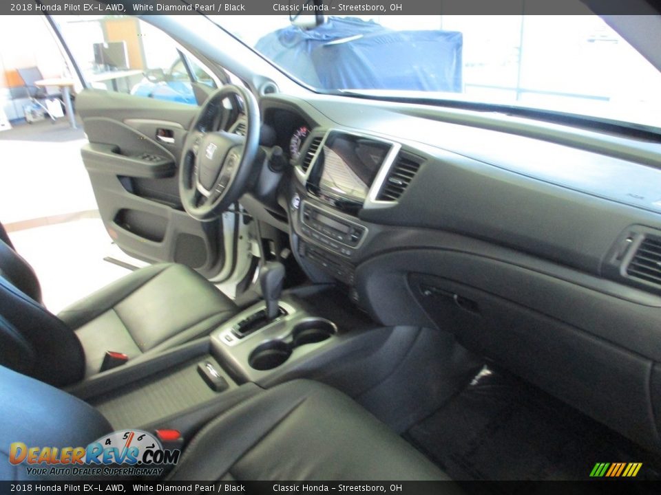 2018 Honda Pilot EX-L AWD White Diamond Pearl / Black Photo #15