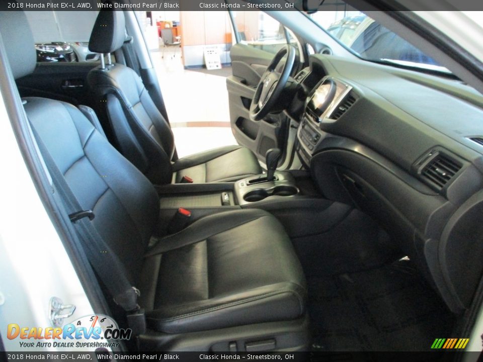 2018 Honda Pilot EX-L AWD White Diamond Pearl / Black Photo #16