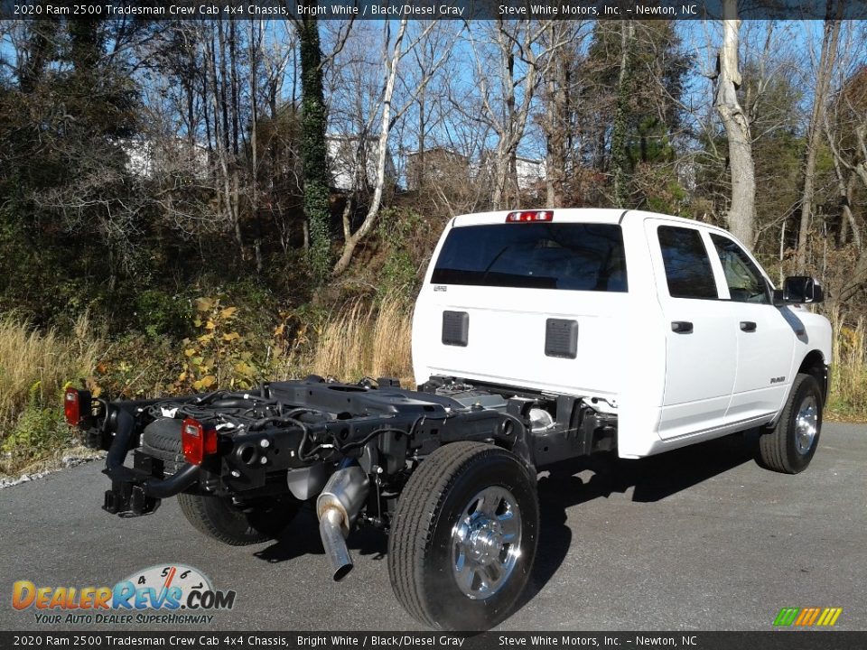 2020 Ram 2500 Tradesman Crew Cab 4x4 Chassis Bright White / Black/Diesel Gray Photo #6